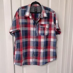 Men’s short sleeved button up sz XXL